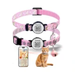 Taghelp Reflective Moon & Star Cat Collar Breakaway With Qr