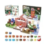 Magnetic Blocks - 150 Pcs Magnets Block Sensory Educational Interactive