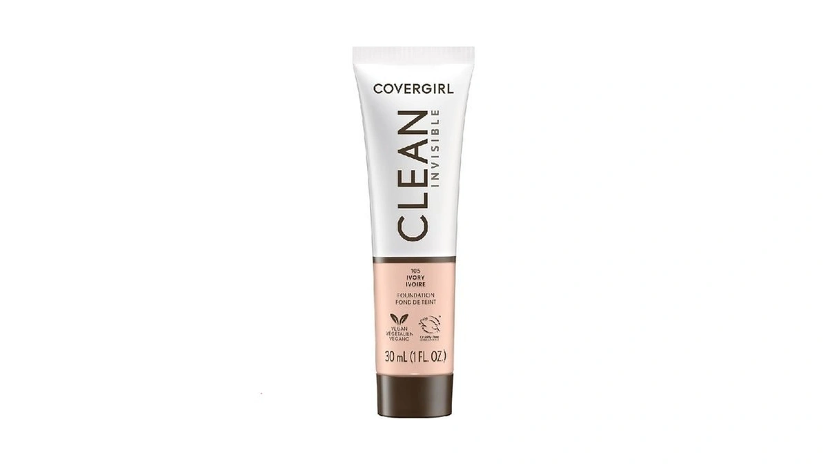 Covergirl Clean Invisible Foundation Makeup, Dewy & Glowy Natural Finish,