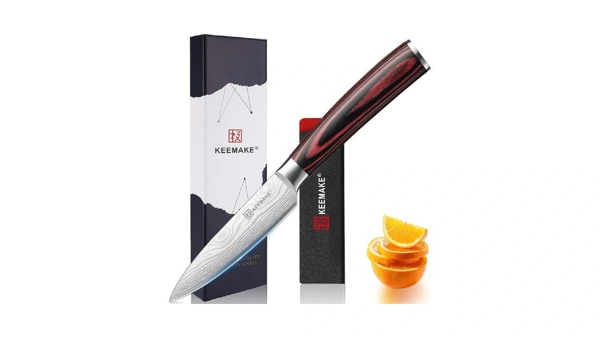 Keemake 3.5 Inch Paring Knife - Ultra Sharp Fruit Knife