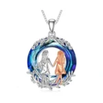 Toupop Sister Gifts From Sister Sterling Silver 2 Sisters Pendant