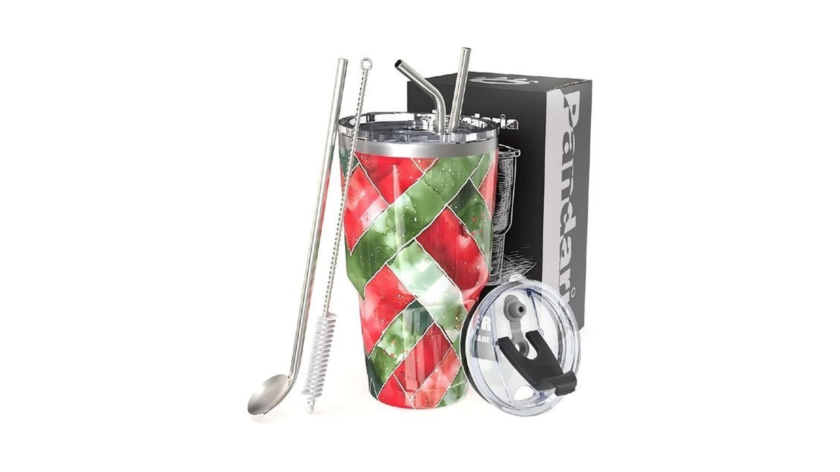 Pandaria 30 Oz Tumbler With Lid And Straw | Double