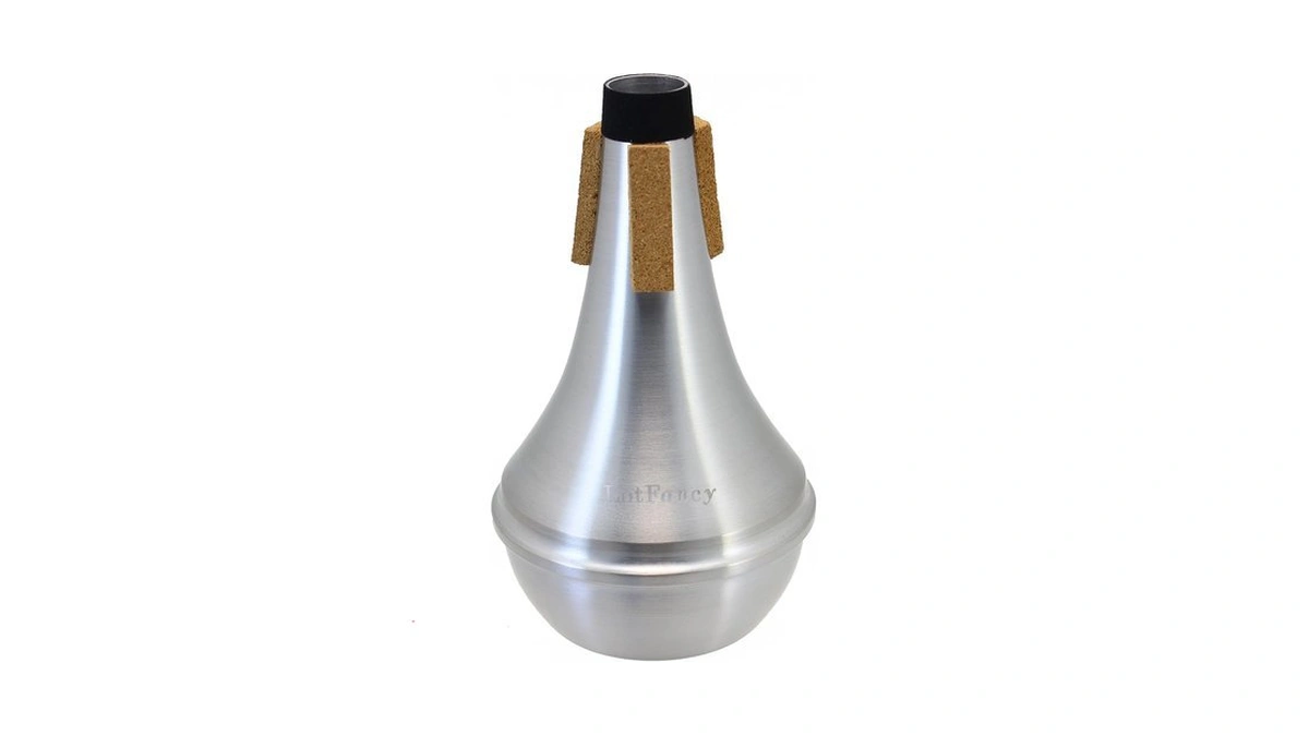 Lotfancy Trumpet Mute, Lightweight Aluminum Straight Mute For Jazz, 3.5"x6"