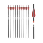 28 Inch Carbon Arrow Hunting Arrows With 100 Grain Removable