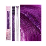 Wennalife Hair Tinsel Clip In For Girls Purple, 6pcs 24