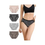 Ellychi Yii Women Cotton Cheeky Underwear - French High Cut