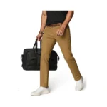 Men Pants Casual Stretch Slim Fit Dress Pants Classic Tapered