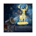 3d Dynamic Christmas Projector Lights Outdoor Indoor-2025 Upgrade Reindeer Christmas