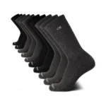 Calvin Klein Mens Crew Socks - 10 Pack Cushioned Athletic