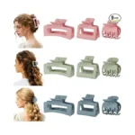 Chandat 3 Style Hair Accessories For Women: Medium Rectangle Clips
