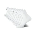 Calvin Klein Mens Quarter Socks - 12 Pack Soft Cushioned