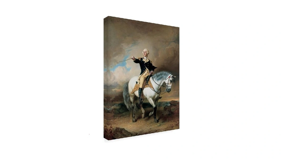 Wrapped Canvas Wall Art - John Faed 'portrait Of George