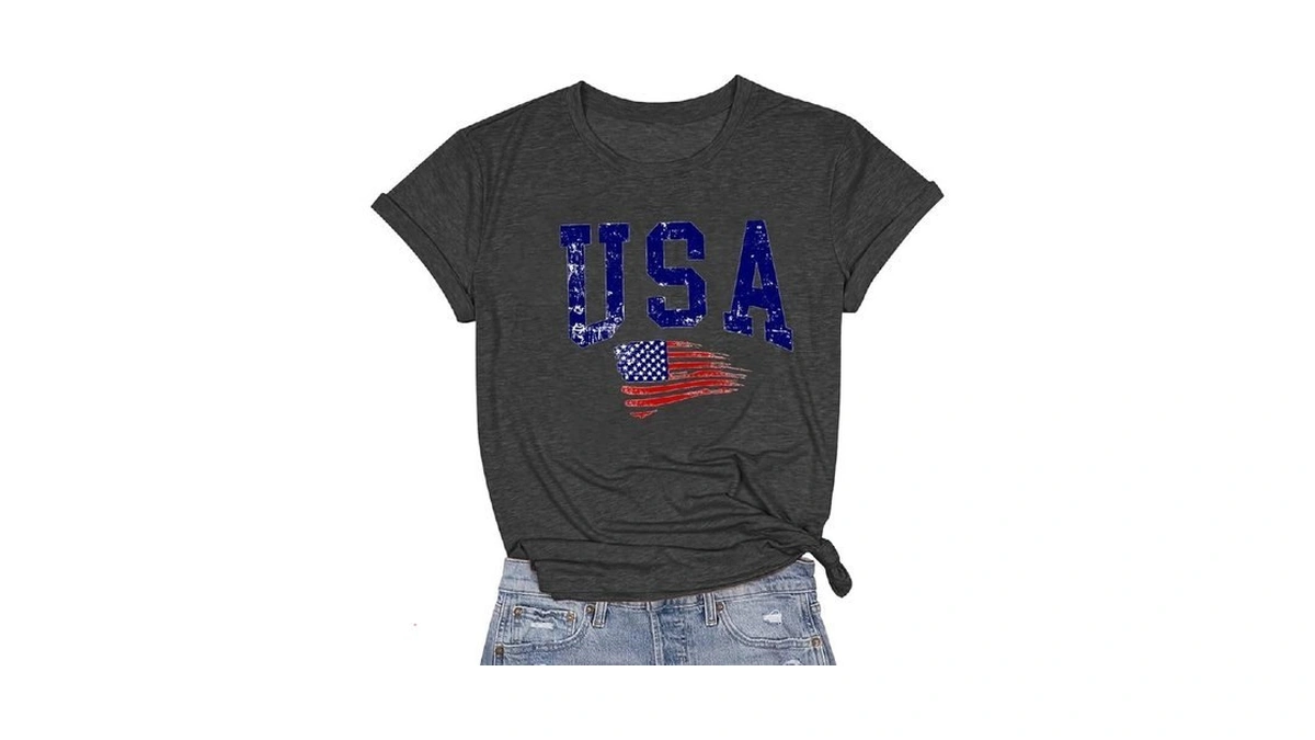 4th Of July Shirt For Women American Flag Shirts Memorial