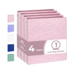 Poprun 3 Ring Binder 1 Inch, Pvc-free, Holds 175 Sheets