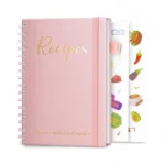 Jubtic Recipe Book To Write In Your Own Recipes,sprial Hardcover