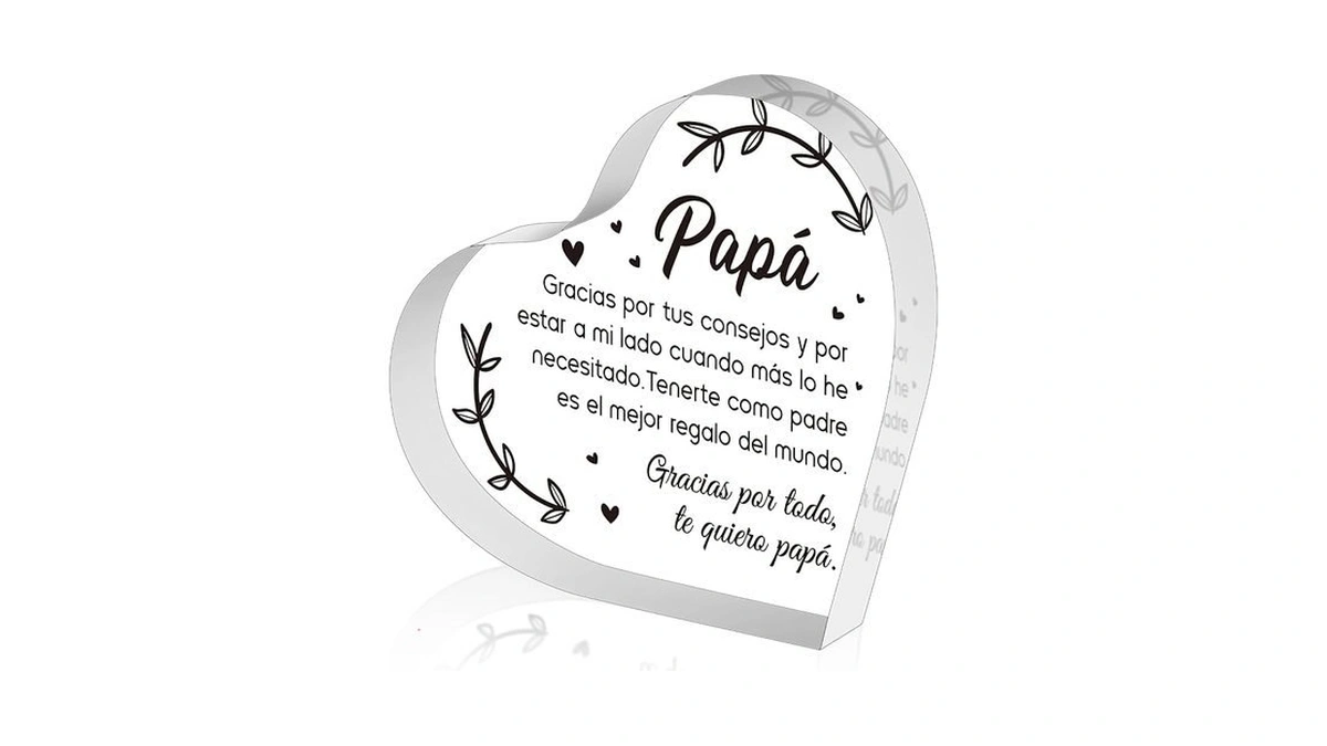 Yopyame Spanish Dad Birthday Gifts - Regalos Para Papá Heart