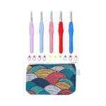 Yawiko Crochet Hooks Set, Ergonomic Crochet Hooks With Case For
