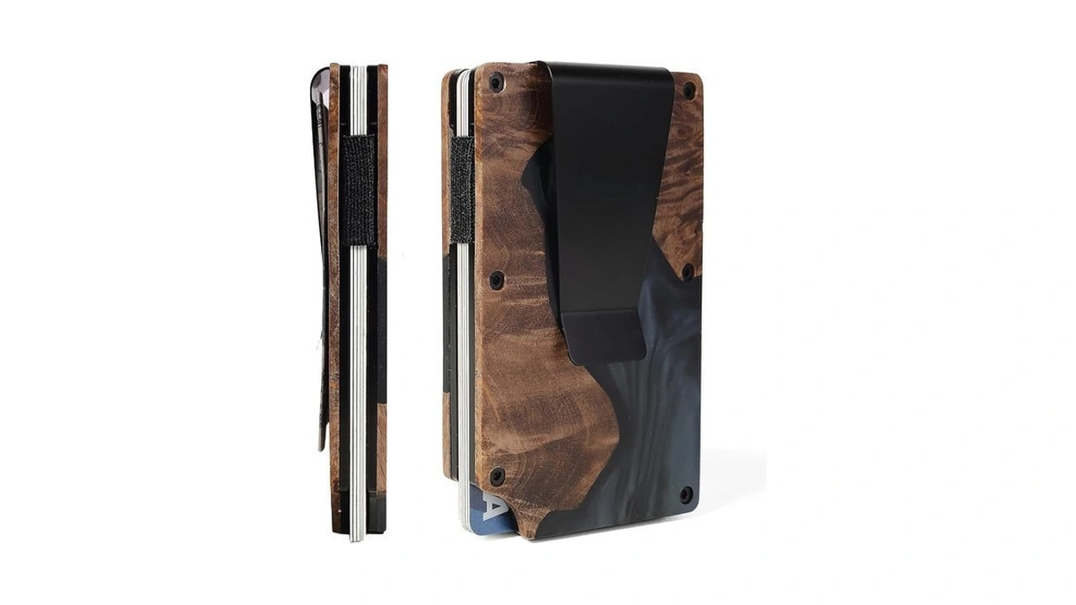 Movridf Minimalist Slim Wallet For Men,rfid Blocking Metal Wallet,aluminum Credit