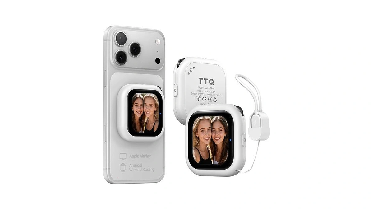 Wireless Vlog Selfie Monitor Screen With Amoled Display, 4k Phone