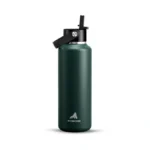 Powcan 18 Oz Water Bottle Insulated: Leakproof Lid With Straw,