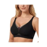 As Fairy Womens Wireless Deep V Plunge Bras With Lace