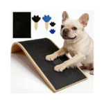 Asewotos Dog Scratch Board With Mini Dog Nail File Board,