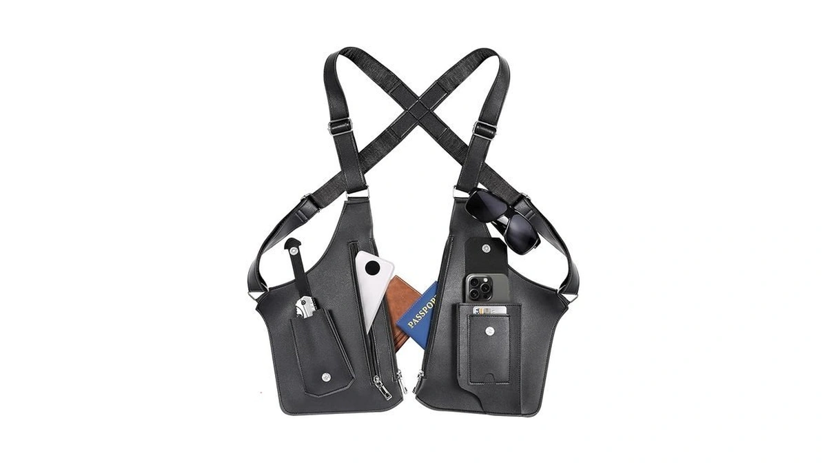 Large Double Shoulder Armpit Bag For Men 2026 Upgraded Anti-theft