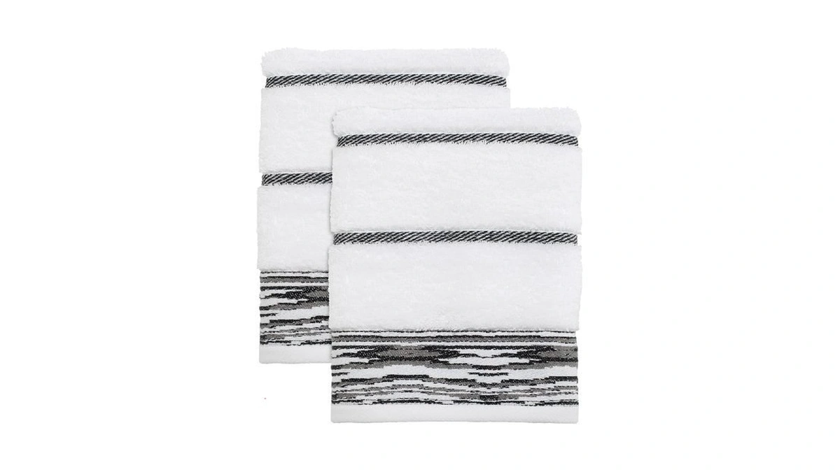 Nicole Miller - Hand Towels, Soft & Absorbent Cotton, Dorm