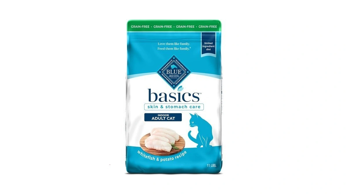 Blue Buffalo Basics Grain-free Dry Cat Food, Skin & Stomach