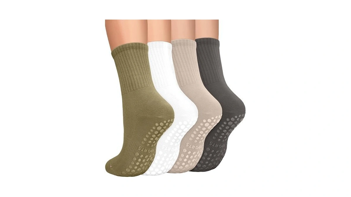 Yeug Pilates Grip Socks Women, Pilates Socks With Grips For