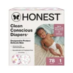 The Honest Company Comfort Dry Disposable Daytime Diapers For Sensitive