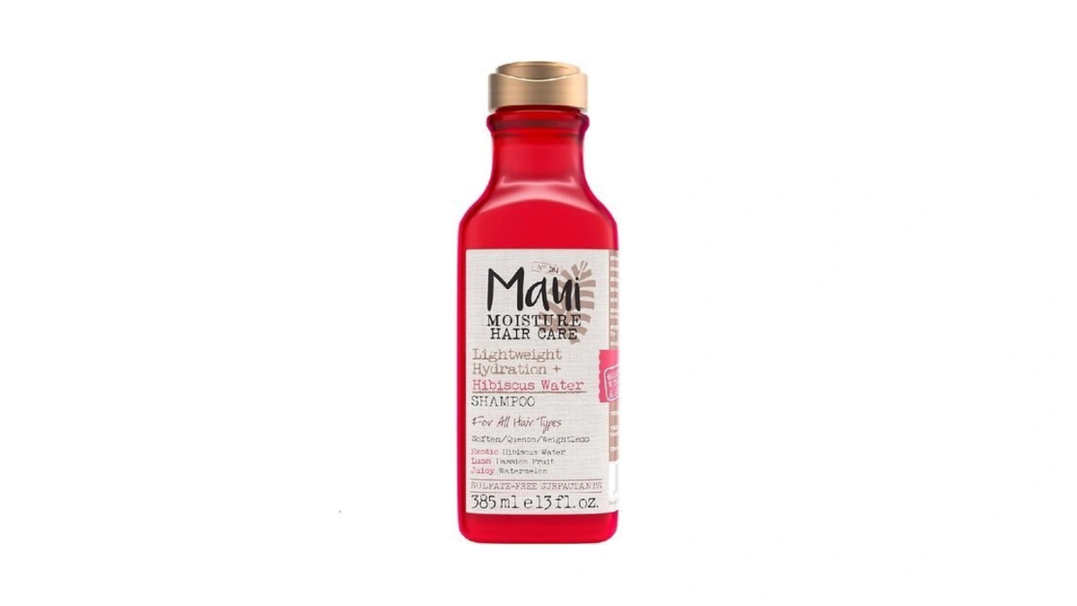 Maui Moisture Lightweight Hydration + Hibiscus Water Shampoo, Moisturizing Aloe