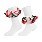 Wbzotss Toddler Girls Two Tone Lace Ruffle Socks, Double Turn