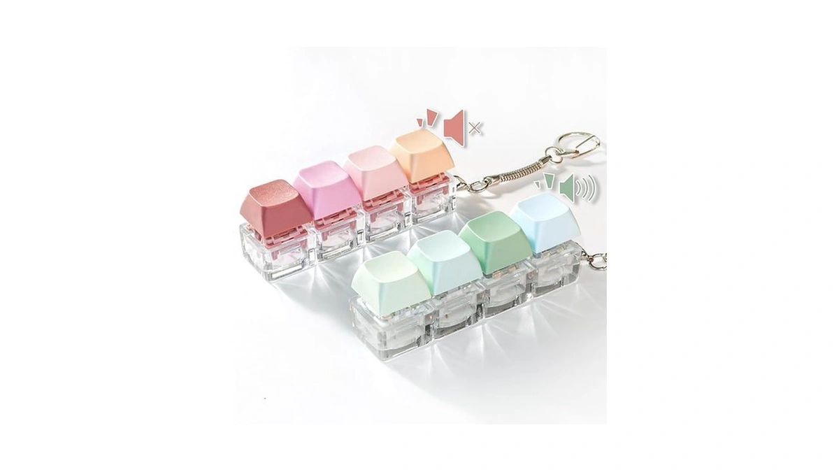 Nixianlingo Quiet & Loud Keyboard Fidget Toy For Stress Relief,