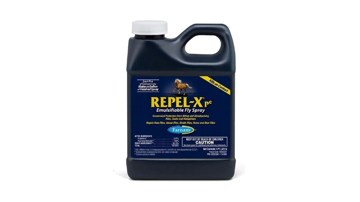 Farnam Repel-x Pe Concentrated Fly Spray For Horses, Just Add