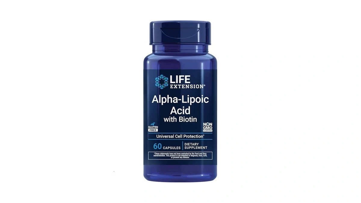 Life Extension Alpha-lipoic Acid With Biotin, For Cell Protection, Universal