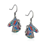 Wrangler Western Horse Earrings For Women Statement Cowgirl Cowboy Lightweight