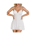 Avidlove Lingerie For Women Nightgown Lace Modal Sleepwear V-neck Chemise