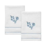 Izod - Fingertip Towels, Soft & Absorbent Cotton, Floral Bathroom