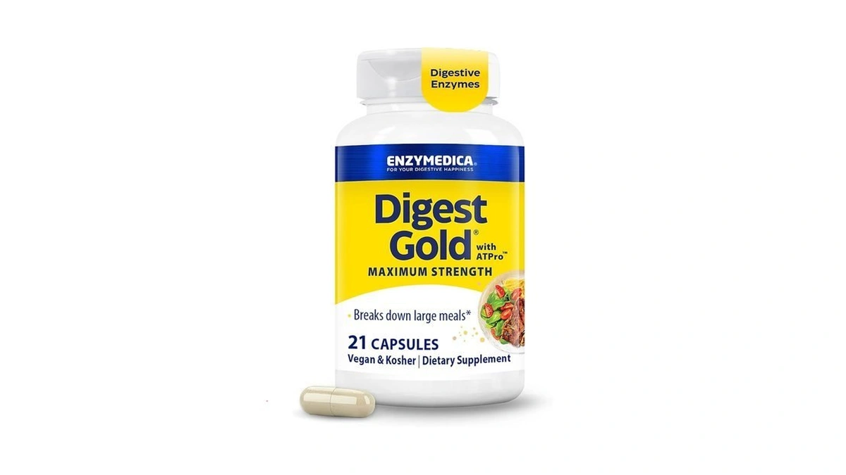 Enzymedica, Digest Gold To Go Pillbox, 21 Capsules
