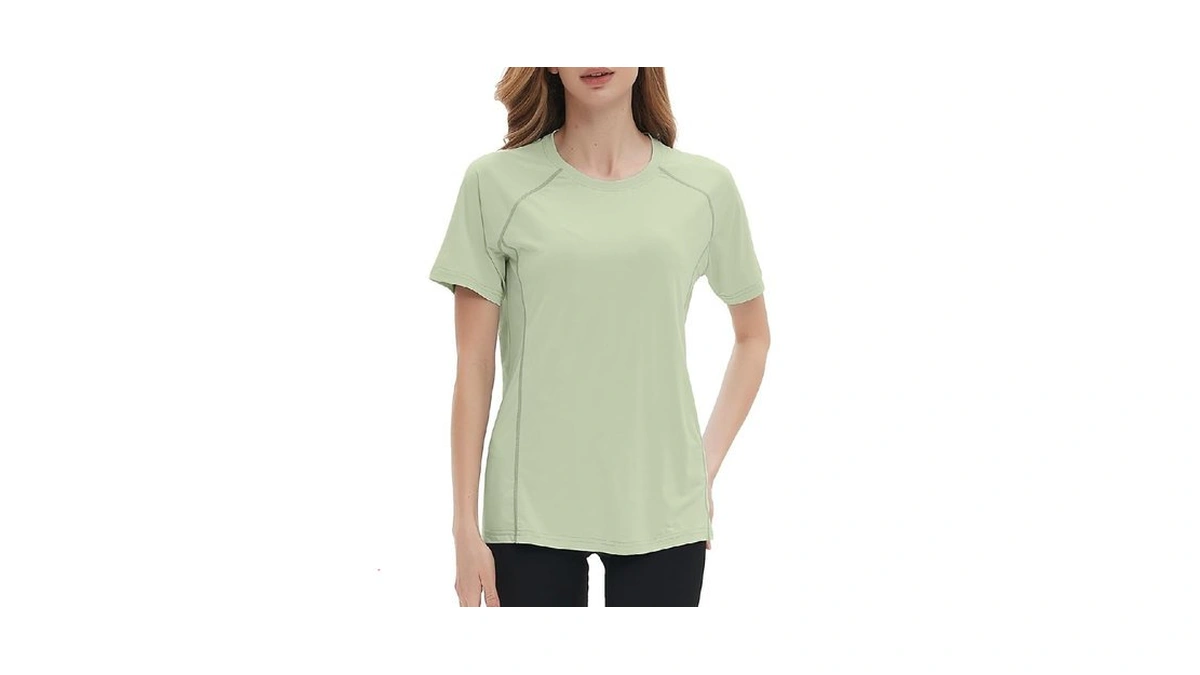 Riverruns Women's Swim Shirt Short Sleeve Rash Guard Upf 50+