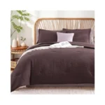 Geniospin Twin Comforter Set - 5 Pieces Purple Bedding Set,