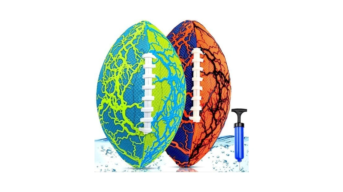 Jasonwell Pool Beach Water Football - 2pack Strong Grip Waterproof