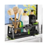 Sponge Holder For Kitchen Sink, Sink Caddy Organizer With Dish
