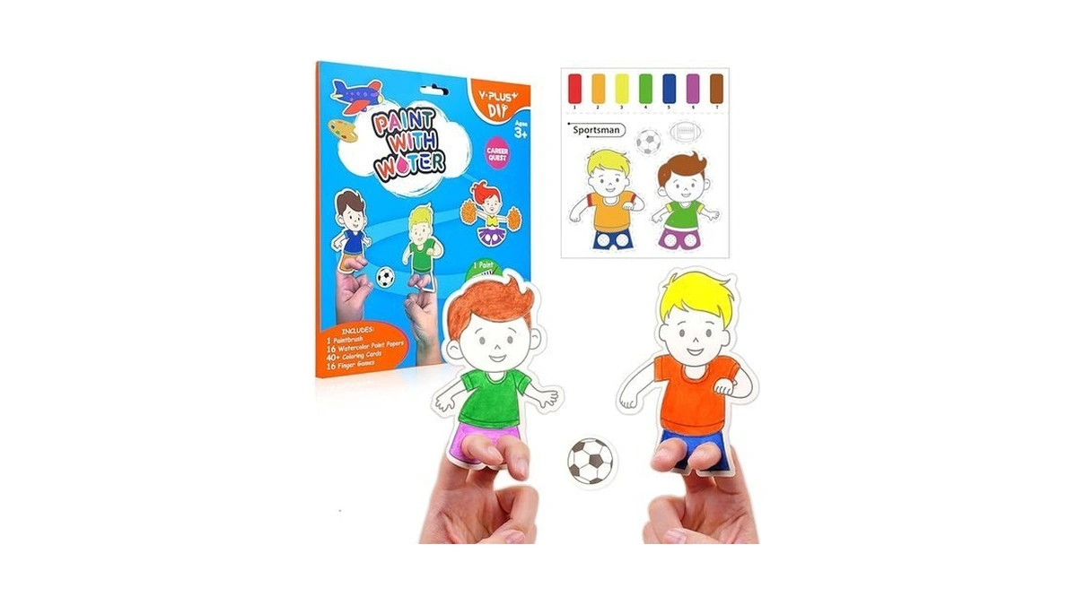 Yplus Paint With Water Books For Toddlers, Watercolor Painting Funny