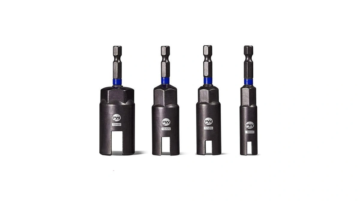 Facoow Wing Nut Driver Set 4pcs, Power Wing Nut Driver