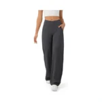 Affole Wide Leg Pants For Women Cross Waist Yoga Dress