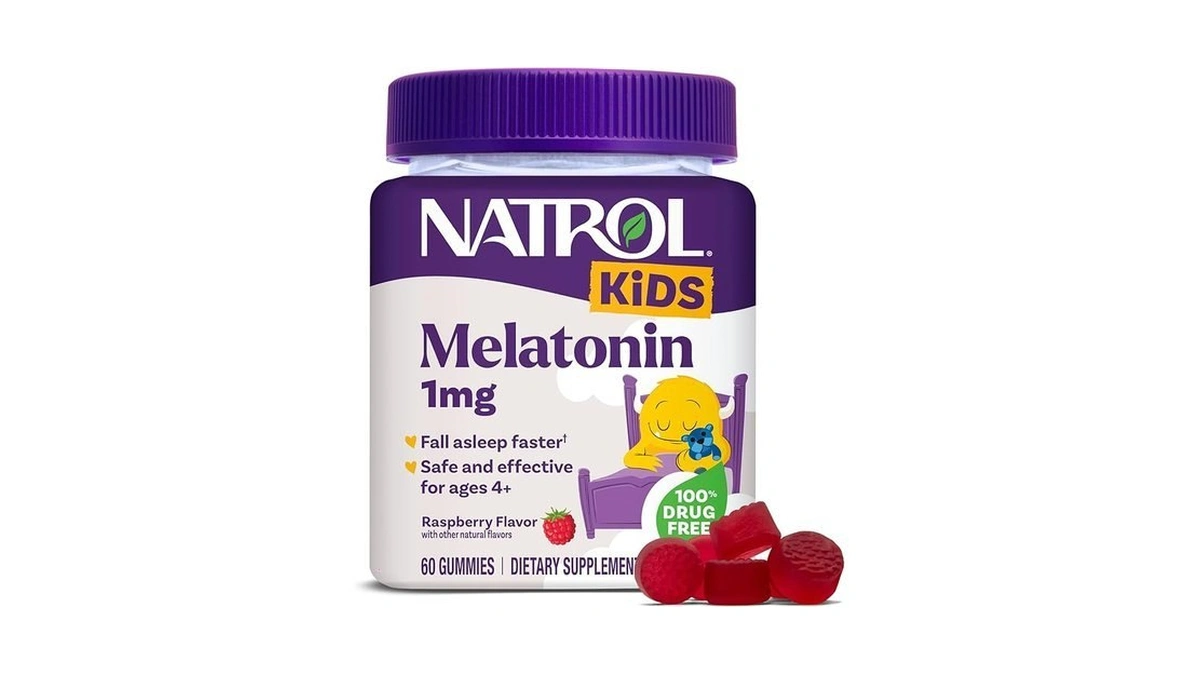 Natrol Kids Melatonin Gummies 1mg, Children's Melatonin For Restful Sleep,