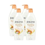 Jergens Nourishing Honey Dry Skin Moisturizer, With Illuminating Hydralucence Blend,