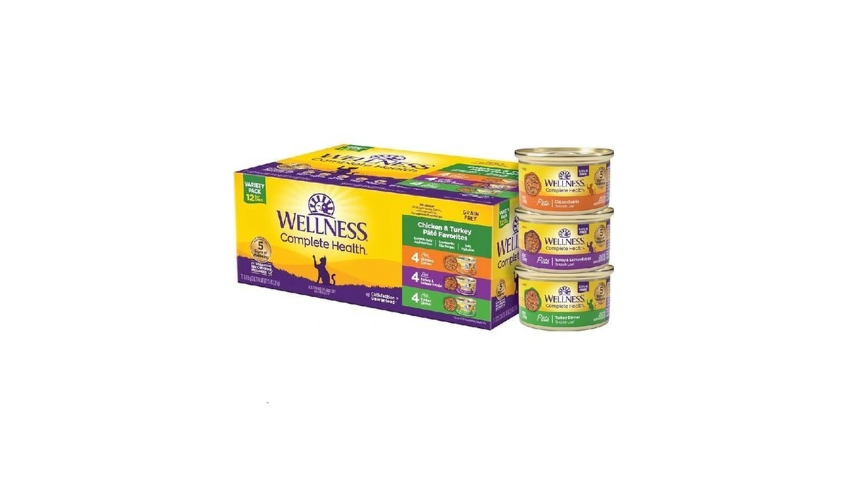 Wellness Complete Health Pate Variety Pack Adult Canned Wet Cat